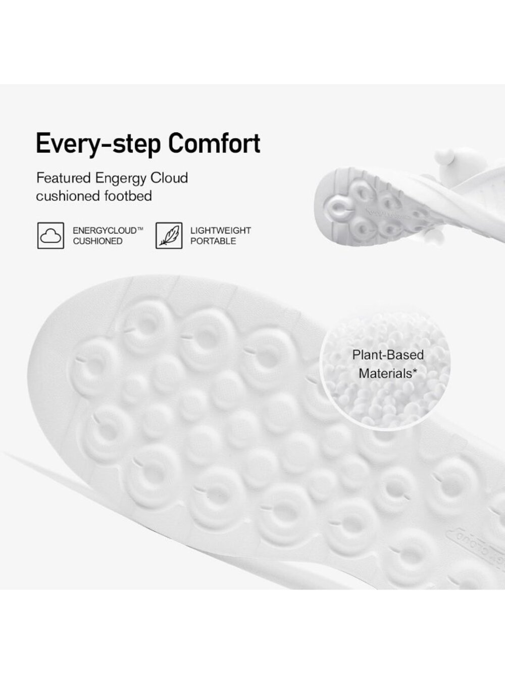 Women's White And Silver Mesh Energy Cloud Pull-On Lightweight Slip On Sneaker - Picture 3 of 6